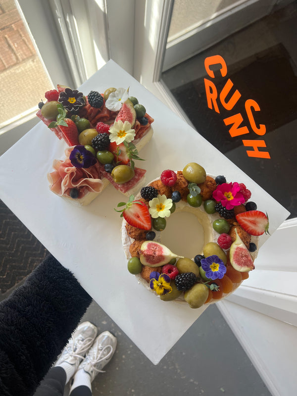 Brie Numbers + Letters - Crunch Platters