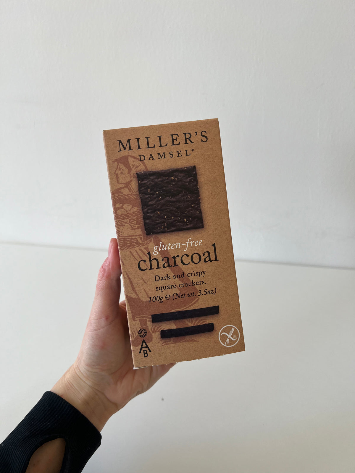 Miller&#39;s Damsel Gluten Free Charcoal Crackers