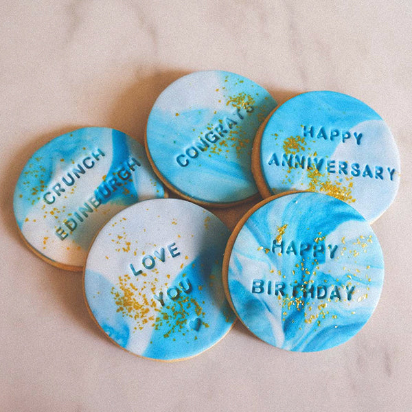Fondant Message Shortbread